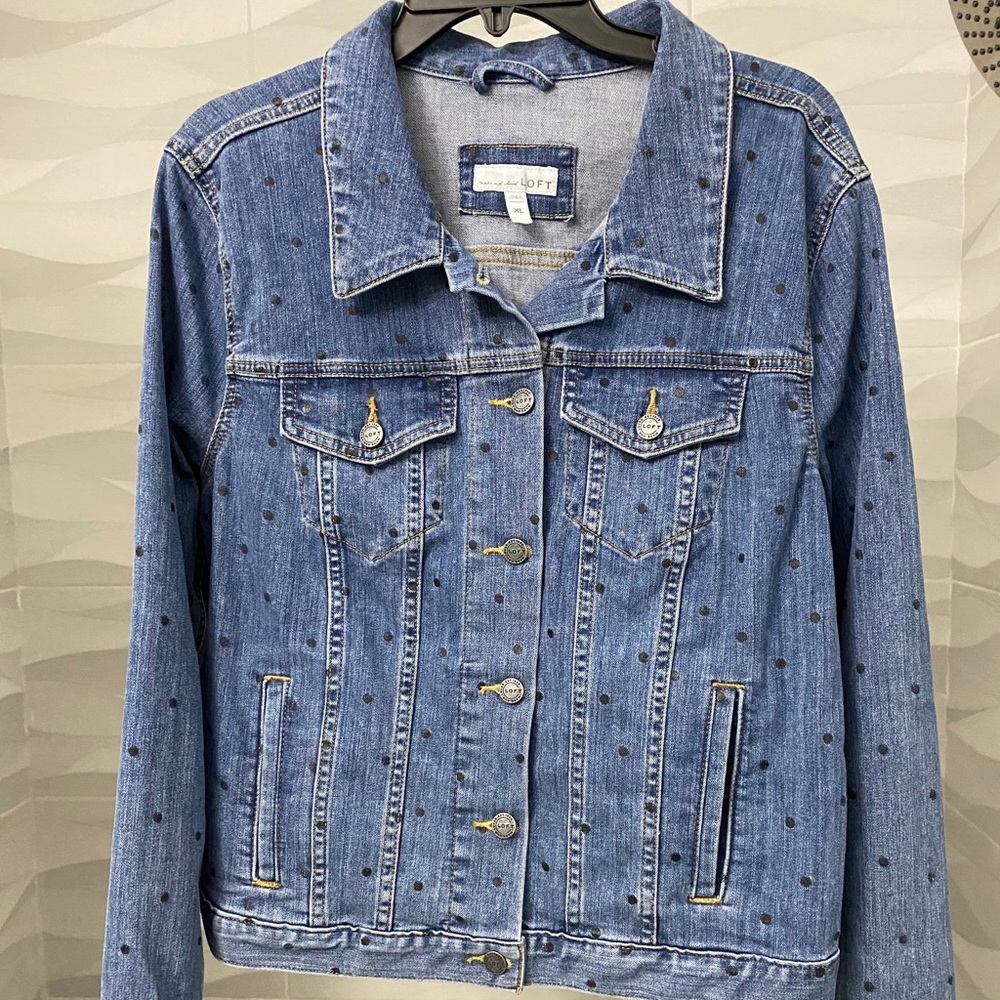Loft jean jacket XL